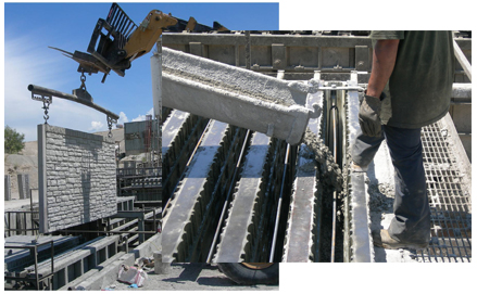Due to the significantly reduced labour and equipment requirement provided by our precast solution